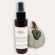 Load image into Gallery viewer, Pomegranade Room and Linen Spray by Pure Essence Scent-Amber plastic spray bottles filled with scented liquid.